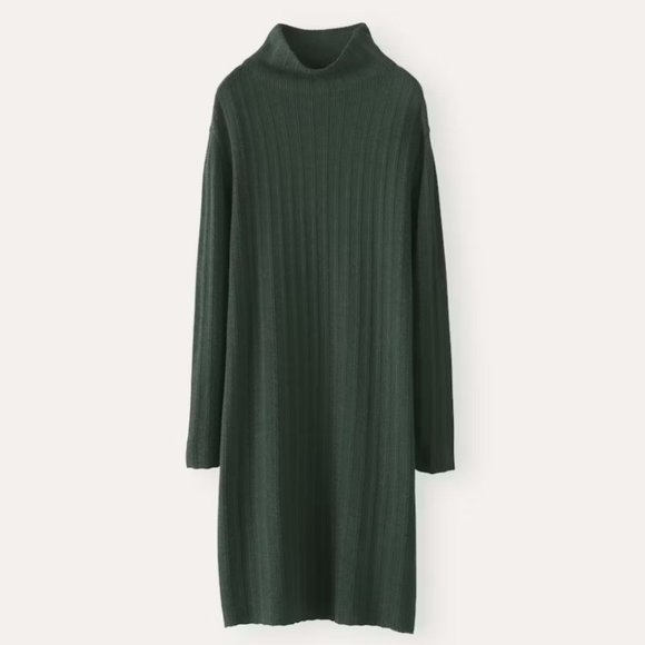 Poetry Dresses Poetry Wool Organic Cotton Knitted Dress In Forest Poshmark
